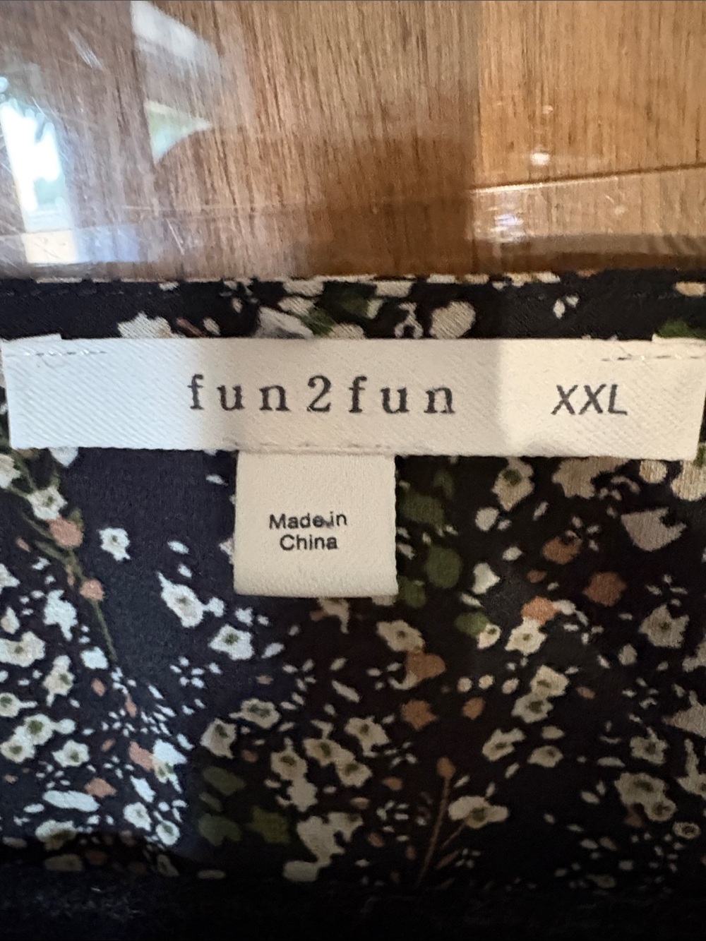 Fun 2 Fun Black Aria Peplum Blouse - Picture 3 of 7
